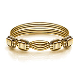 Elephant Hair Bangle Ladies in 18K Gold