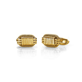 Elephant Hair Cufflinks in 18K Gold