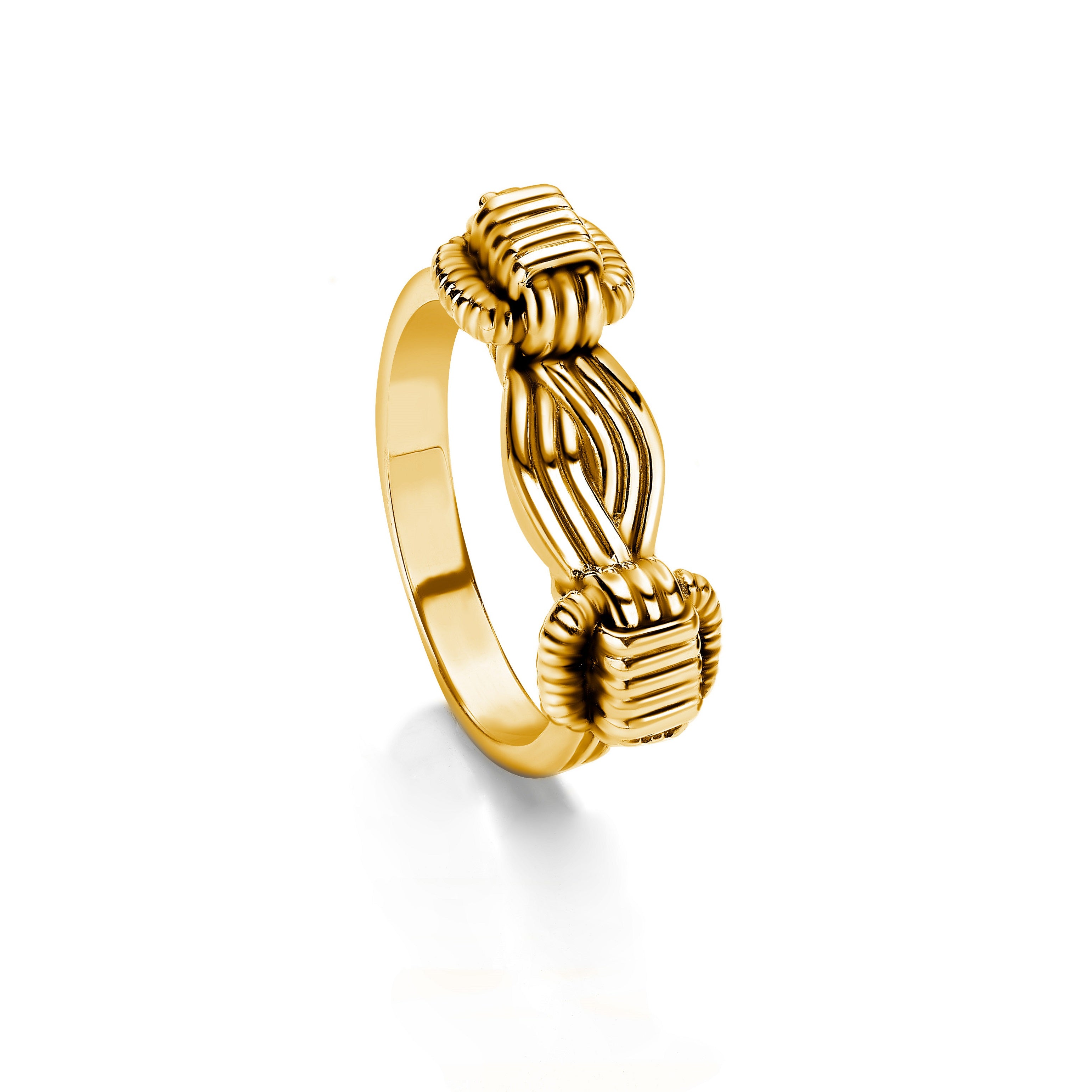 Elephant Hair Ring in 18K Gold Patrick Mavros
