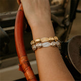 Elephant Hair Bangle Ladies in 18K Gold