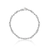 Mini Lantern Chain Bracelet in Silver