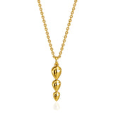 Pangolin Drop Pendant in 18K Gold - Small