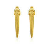 Snake Earrings in 18K Gold - Small