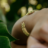 Snake Stacking Cuff in 18K Gold