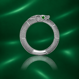 Snake Stacking Ring in Silver