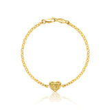 Heart of Africa Bracelet in 18K Gold