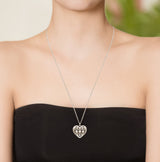 Heart of Africa 2022 Pendant in Silver - Extra Large