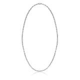 Lantern Chain Necklace in Silver - Long