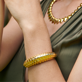 Pangolin Haka Cuff in 18K Gold