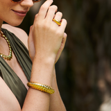 Pangolin Haka Cuff in 18K Gold