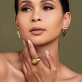 Pangolin Haka Ring in 18K Gold