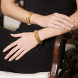 Pangolin Haka Cuff in 18K Gold