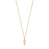 Pangolin Scale Pendant in 18K Gold - Small