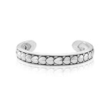 Pangolin Shield Bangle in Sterling Silver