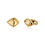 Pangolin Shield Cufflinks in 18K Gold