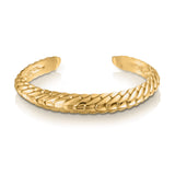 Pangolin Stacking Cuff in 18K Gold