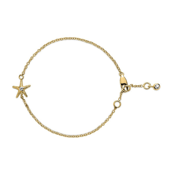Starfish Treasure Bracelet in 18K Gold