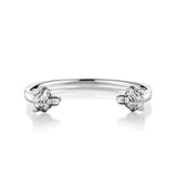 Tiger Wire Cuff in Silver