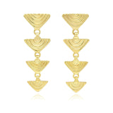 Vakadzi Graduated Earrings in 18K Gold