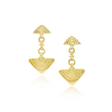 Vakadzi Link Earrings in 18K Gold