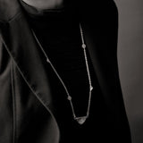 Vakadzi Long Necklace with Chrysoprase in 18K Gold by Patrick Mavros