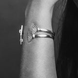 Vakadzi Wire Cuff in Sterling Silver by Patrick Mavros