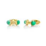 Nada Cufflinks - Chrysoprase in 18K Gold by Patrick Mavros