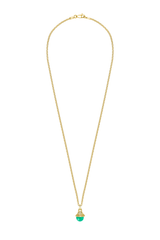 Nada Pendant - Chrysoprase in 18K Gold by Patrick Mavros