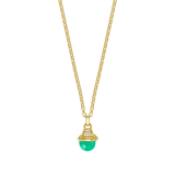 Nada Pendant - Chrysoprase in 18K Gold by Patrick Mavros