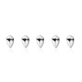 Pangolin Scale Dress Studs in Sterling Silver