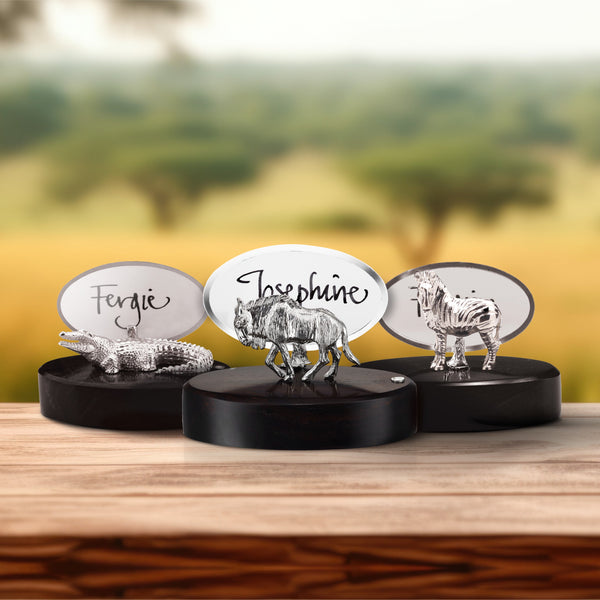 Silver Place Card Holders | Silver Animal Place Card Holders