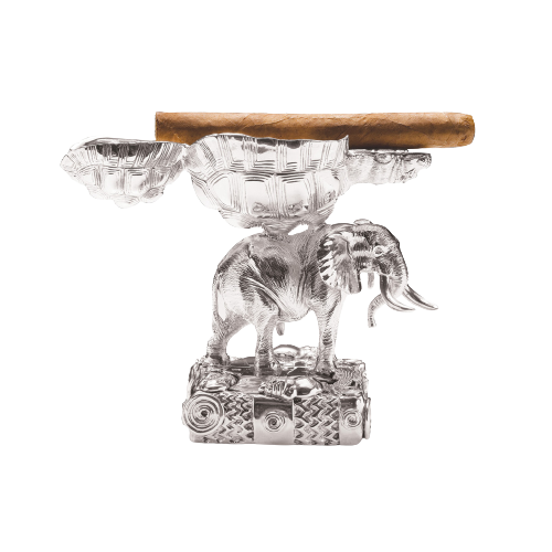 Alexander makes the Elephant and Tortoise Cigar Ashtray, a gift for his parent’s wedding anniversary.