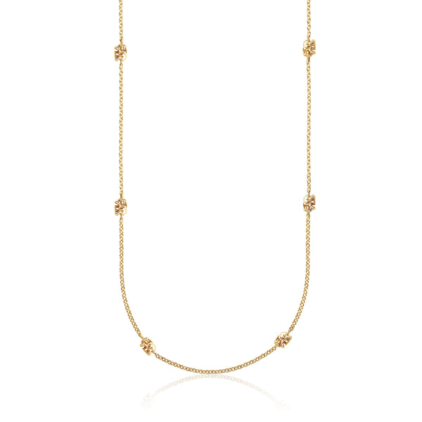 Elephant Multiple Necklace in 18K Gold
