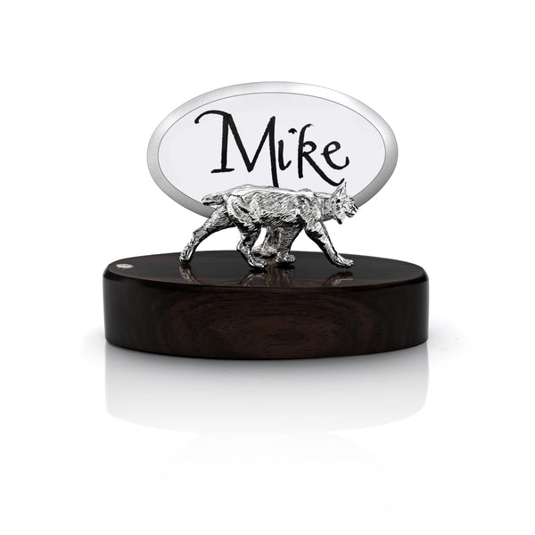 Lynx Place Card Holder in Silver