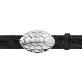 Pangolin Belt Buckle in Silver