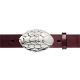 Pangolin Belt Buckle in Silver