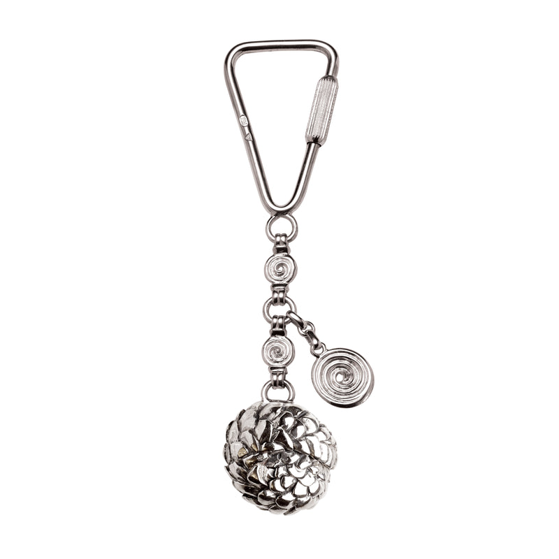 Pangolin Key Ring in Silver