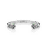 Snake Stacking Cuff in Silver
