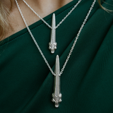Snake Necklace in Silver - Large