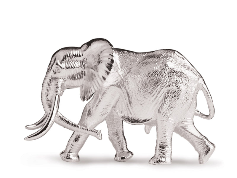 Elephant Joao Sculpture in Sterling Silver