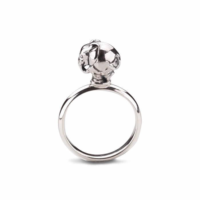 ZoZo Elephant Stacking Ring Bull in Sterling Silver
