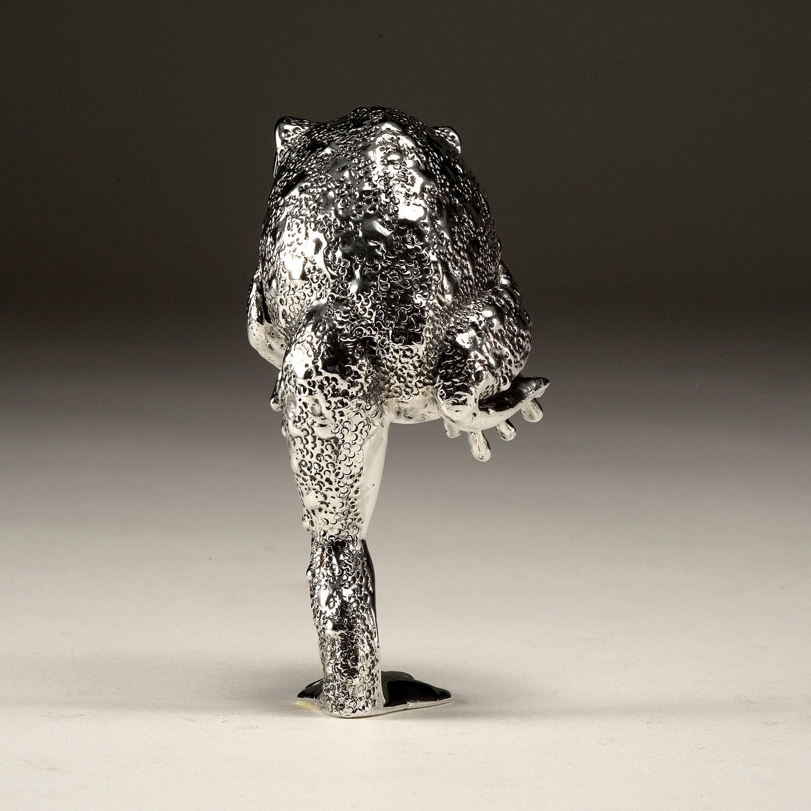 Toad Standing in Silver - Medium – Patrick Mavros