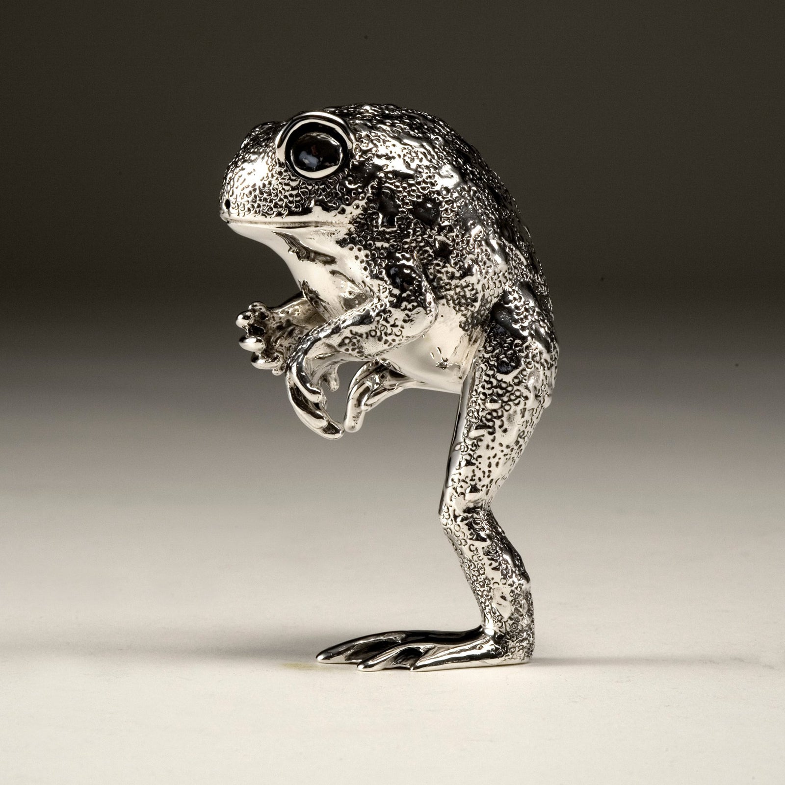 Toad Standing in Silver - Medium – Patrick Mavros
