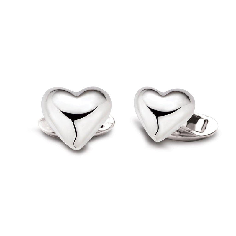 African Love Cufflinks in Sterling Silver