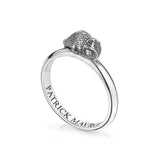 Animal Lover Chameleon Mini-Ring in Sterling Silver