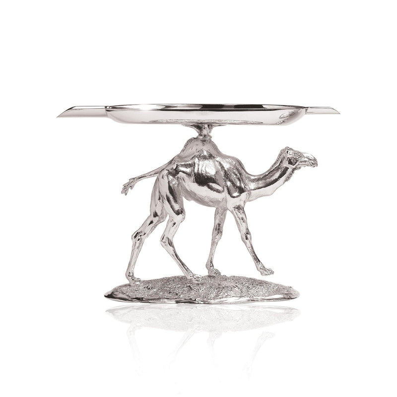 Camel Ashtray with One Camel in Sterling Silver