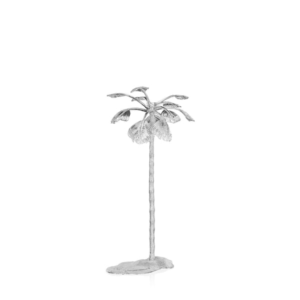 Illala Palm No. 3 Candle Holder in Sterling Silver