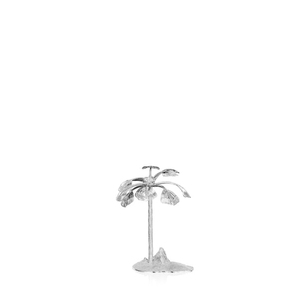 Illala Palm No. 1 Candle Holder in Sterling Silver