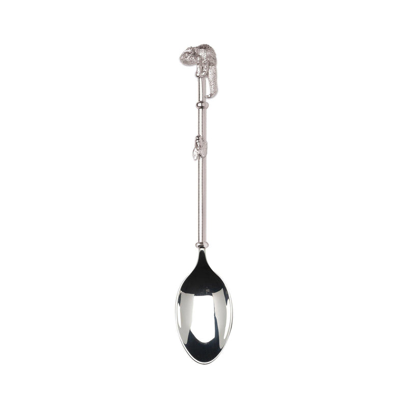 Chameleon & Fly Coffee Spoon in Sterling Silver