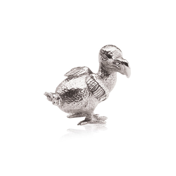 Dodo Baby Girl Sculpture in Sterling Silver - Tiny